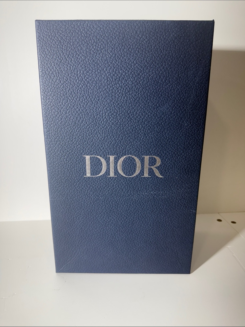 Dior Blue Presentation Box with Silver Logo